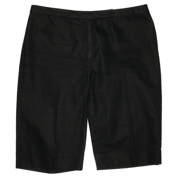 Size 8 DONNA DEGNAN Black Shorts - Picture 1 of 4